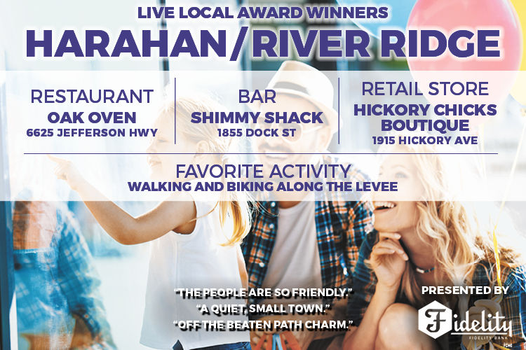 Live Local Awards - Harahan / River Ridge Winners